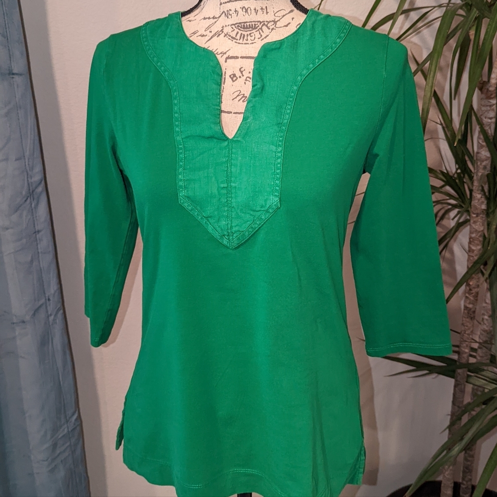 Green shirt
